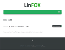 Tablet Screenshot of linfox.com.br